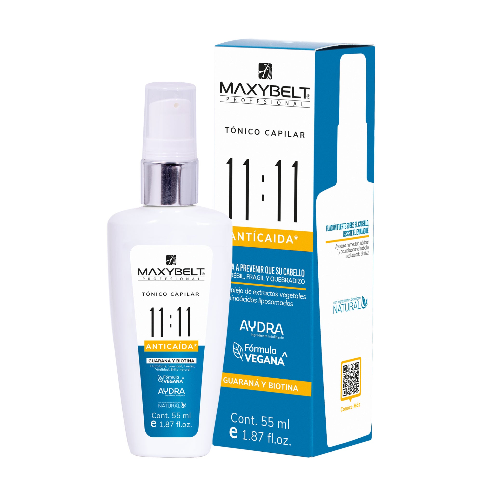 Maxybelt Tónico Capilar 11:11 Anticaída 55ml