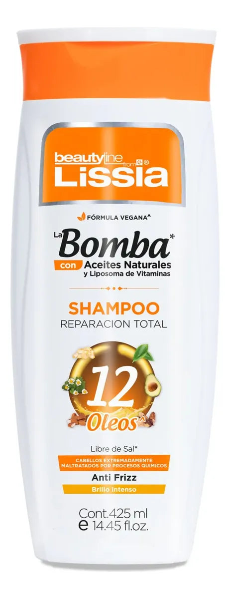 Lissia Shampoo La Bomba Con Óleos Y Vitaminas 425ml
