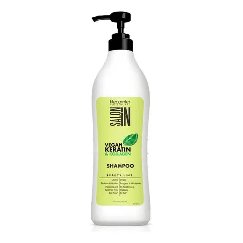 Recamier Shampoo  Professional Salon In Vegan Keratin 1L