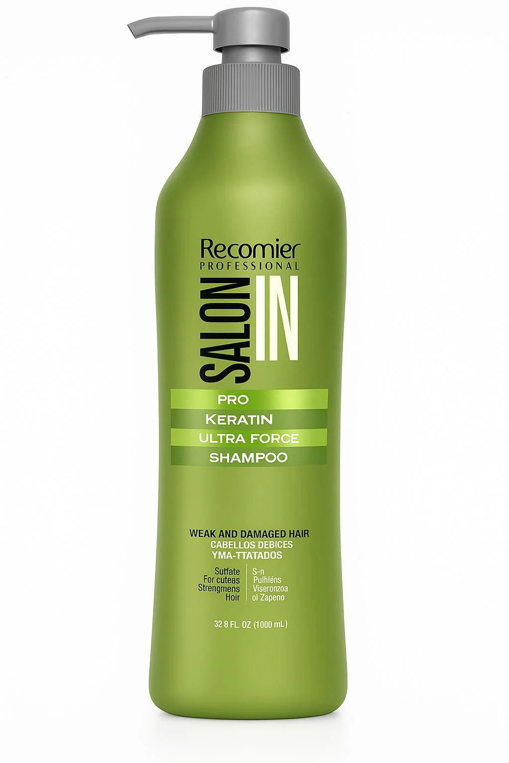 Recamier Shampoo Keratin Ultra Force Salon In 1L