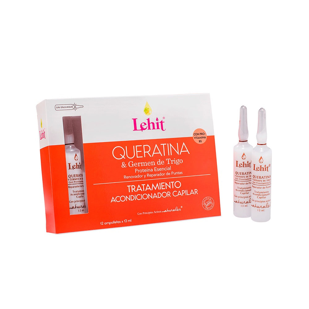 Lehit Ampolla Queratina Y Germen De Trigo 13 ml
