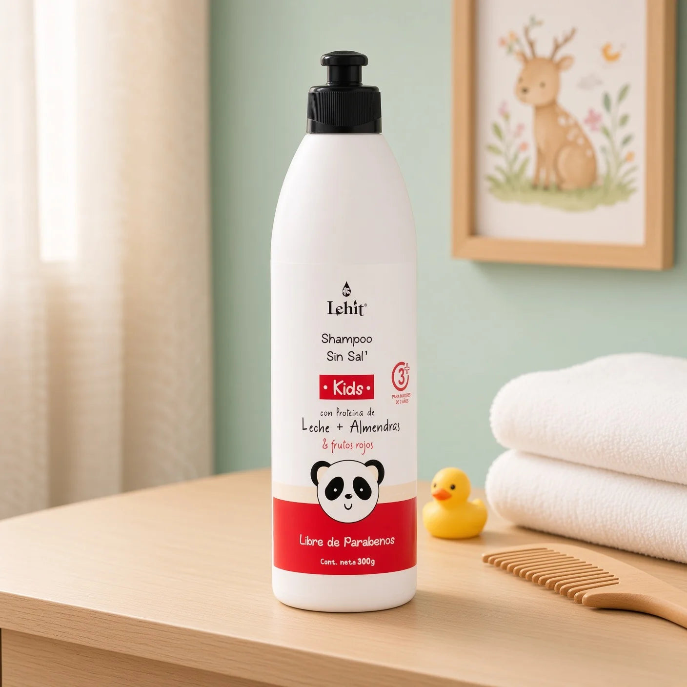 Lehit Shampoo Sin Sal Kids (para niños y niñas) 300g