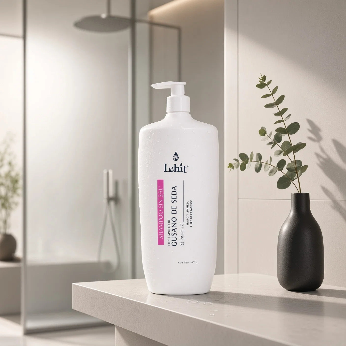 Lehit Shampoo Sin Sal Capullo De Gusano De Seda 1000g