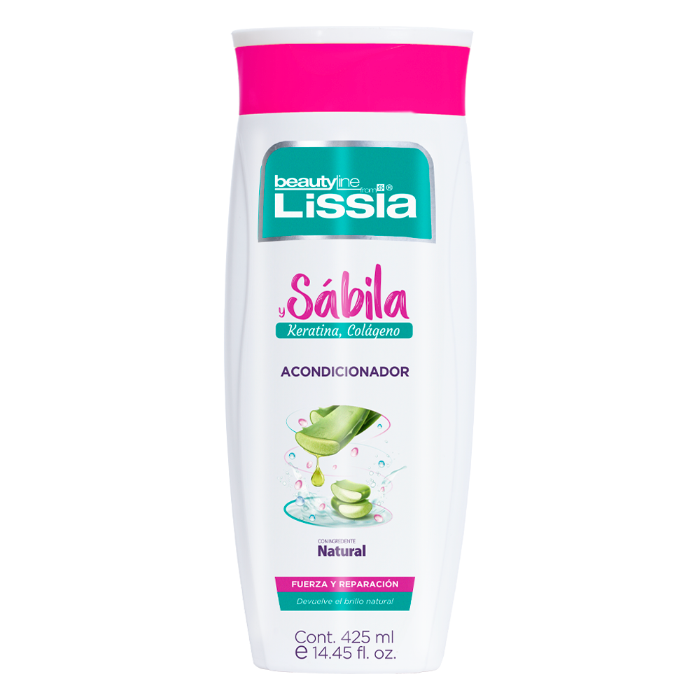 Lissia Acondicionador Keratina Colágeno y Sábila 425 ml