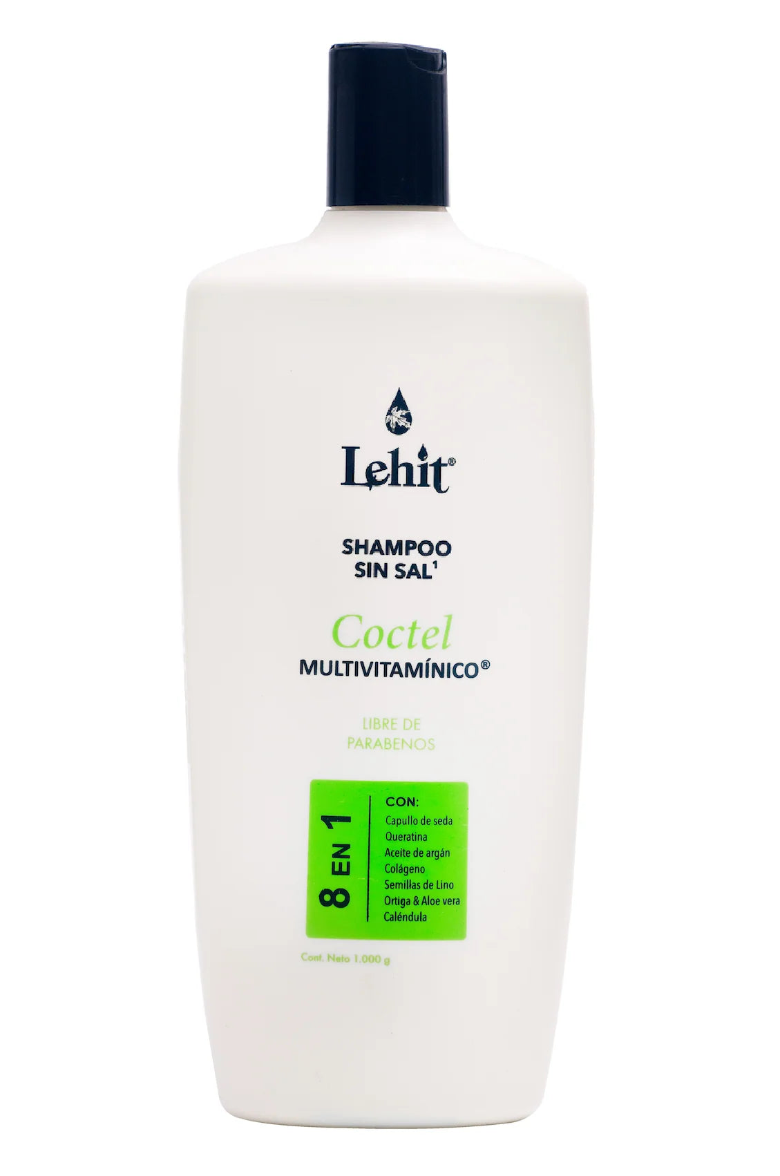 Lehit Shampoo Coctel 8 En 1 Libre De Sal 1000g
